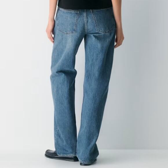 DENIM FORUM The '90s Iggy Low Rise Baggy Jean 5 Yrs Kiss N Tell Bleu Women's 23 - Picture 4 of 10